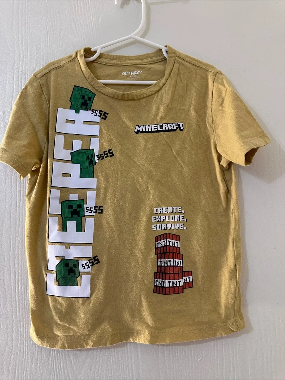 Minecraft Shirt child 6/7